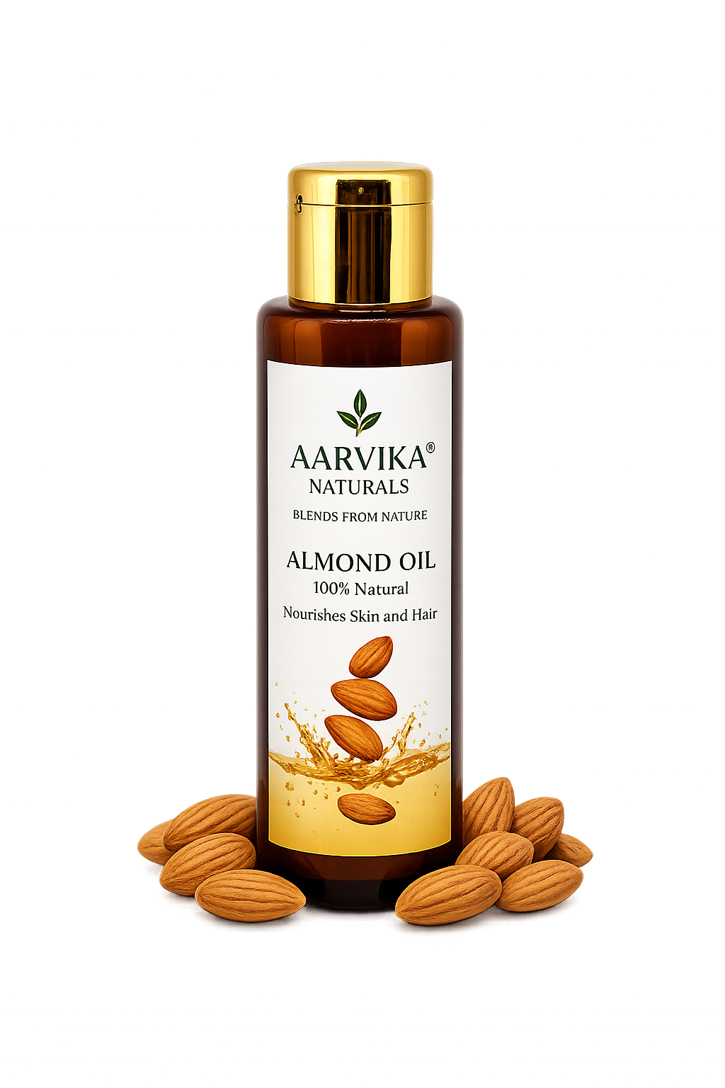 Pure Cold-Pressed Kashmiri Almond Oil for Skin & Hair